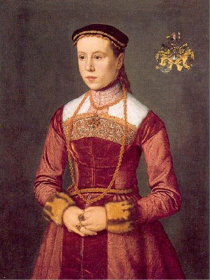 Neufchatel, Nicolas de Portrait of a Young Lady Germany oil painting art